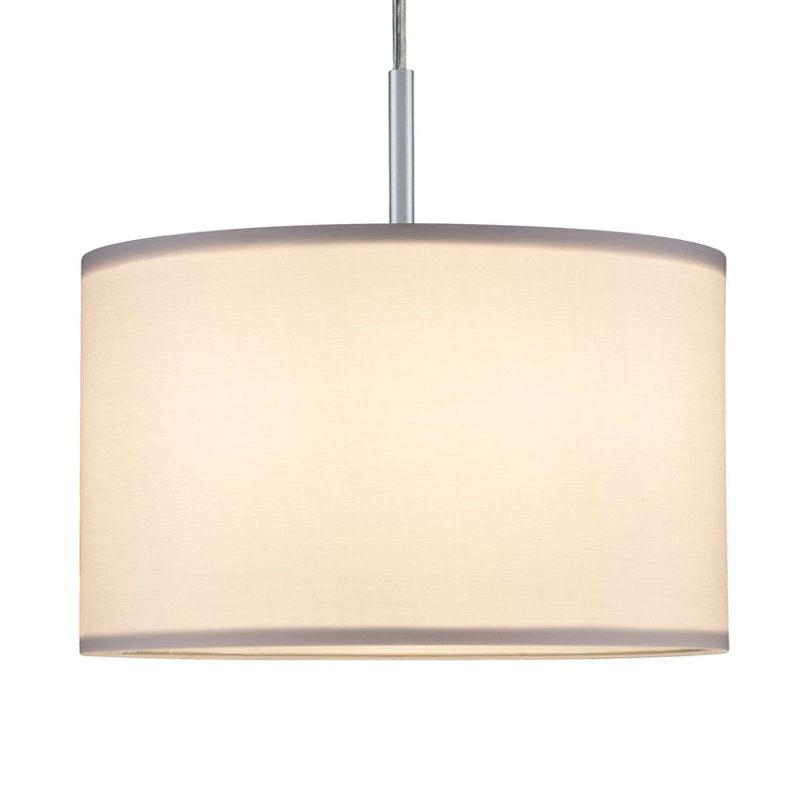 PAULMANN ABAT-JOUR TESSA, BLANC, Ø 25,5 CM, TEXTILE