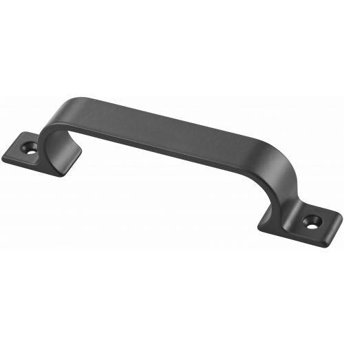 POIGNÉE À PATTES EN ALUMINIUM 4232/4233 - ENTRAXE 128 MM - NOIR HERMETA