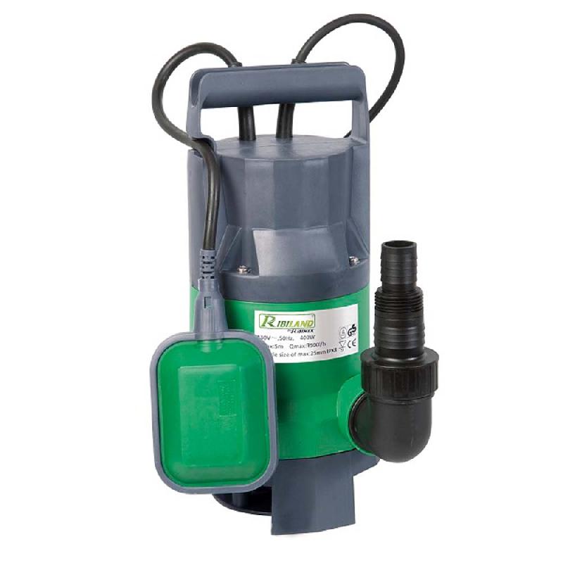 Pompe vide cave 400 W - PRPVC400C - eaux chargées, débit 8800 l/h, immersion 5 m_0
