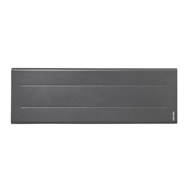 Radiateur connecté Oniris plinthe 1000W gris étoilé - Atlantic - 503921_0