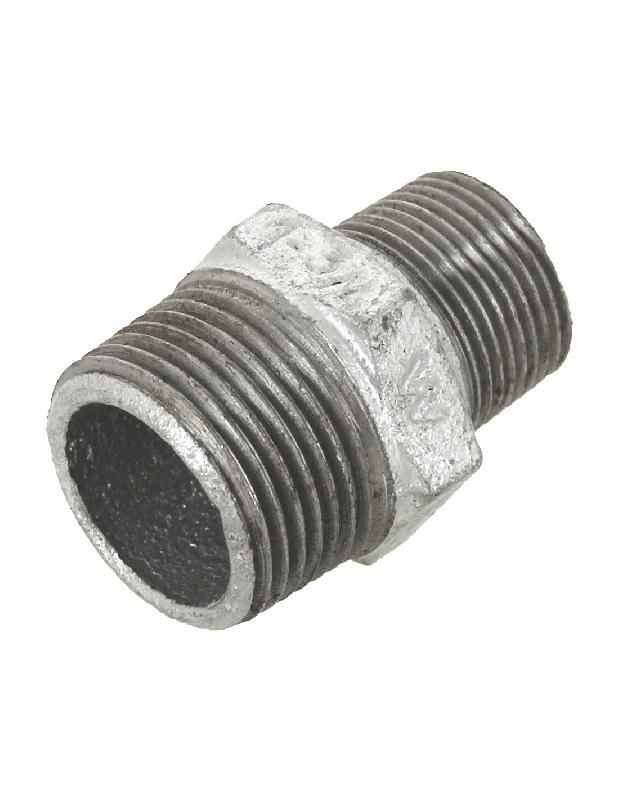 RÉDUCTION DOUBLE MÂLE GALVA 245 33/26'' - VIRFOLLET - 24505065