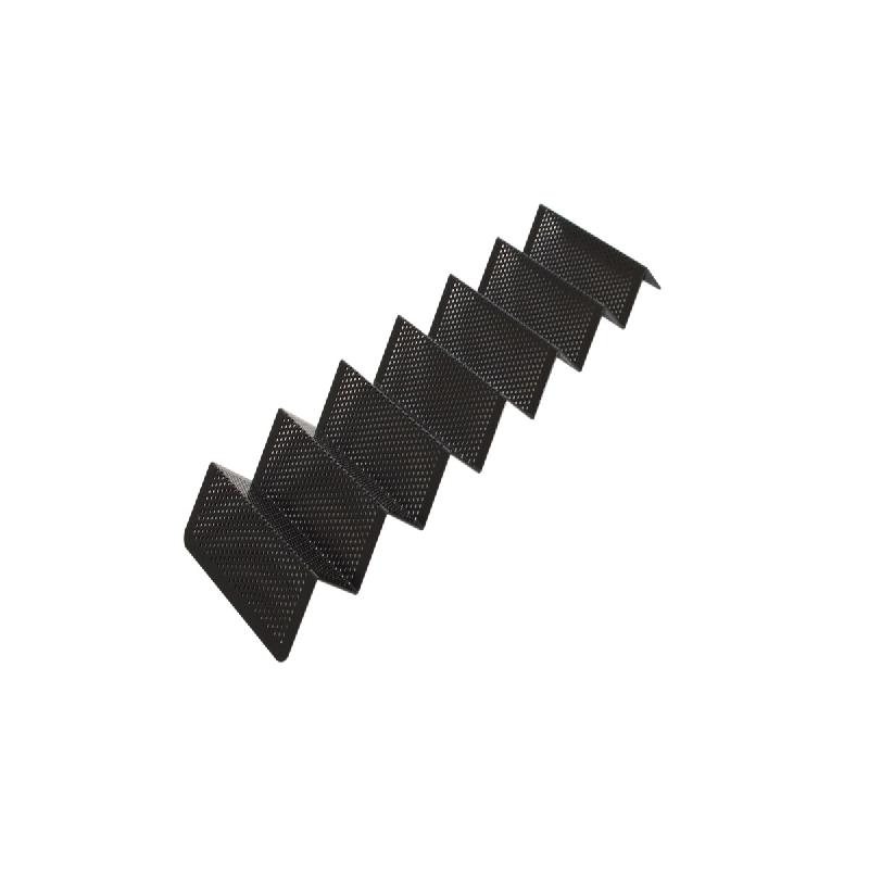 Schneider - Stand d’exposition à snacks, aluminium, 580 x 170 x 40 mm, 6 vagues - noir aluminium 154091_0