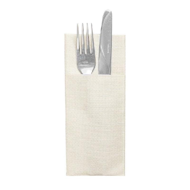 Serviette kangourou spunlace crème 33x40cm par 700_0