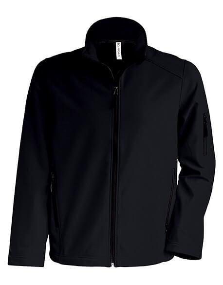 Softshell homme basic 3 couches - SOF0001 - respirant, souple et imperméable_0