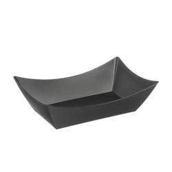 SOLIA Barquette évasée LOOP PP 220x145 mm - par 60 pièces - noir plastique polypropylène DP10100BA_0
