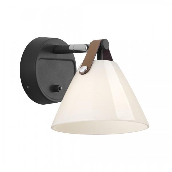 STRAP 15 APPLIQUE MURALE NOIR/OPAL GU9 MAX 28W - DESIGN FOR THE PEOPLE BY NORDLUX 46241003