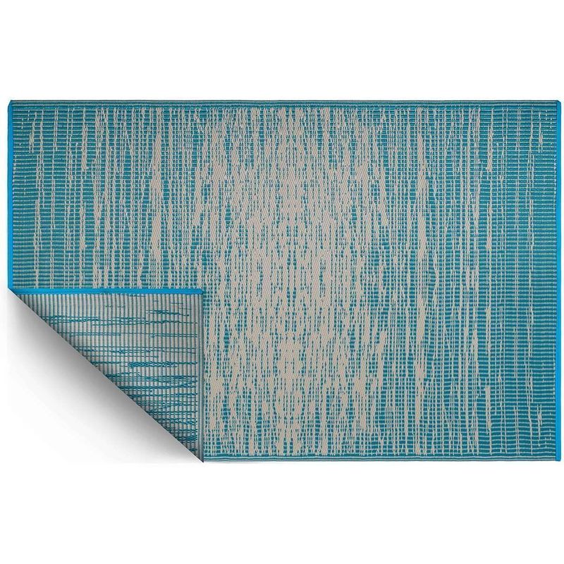 TAPIS INTÉRIEUR EXTÉRIEUR BROOKLYN BLEU INDIGO 150 X 90 CM BLEU INDIGO FABHABITAT TAPIS INTÉRIEUR EXTÉRIEUR BROOKLYN BLEU INDIGO 150 X 90 CM BLEU INDIGO FABHABITAT