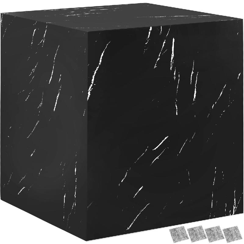 TecTake GmbH tectake Table basse LASLEY - Aspect marbre noir, 45 x 45 x 50 cm - 406033 - noir Bois manufacturé 406033_0
