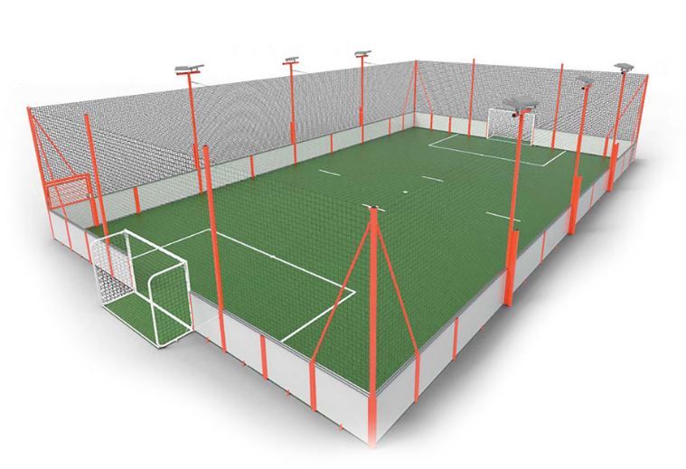 Terrain d'animation pour la pratique du football à 5 contre 5_0