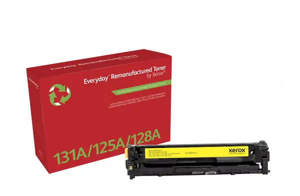 Toner remanufacturé Jaune Everyday¢ de Xerox compatible avec HP 131A (CF212A), Capacité standard_0