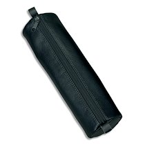 TROUSSE, EN CUIR, NOIR - LOT DE 3