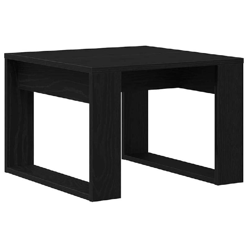 VidaXL Table basse Chêne noir 50 x 50 x 35 cm Bois d'ingénierie Modèle Boréal Prestige - 862679_0