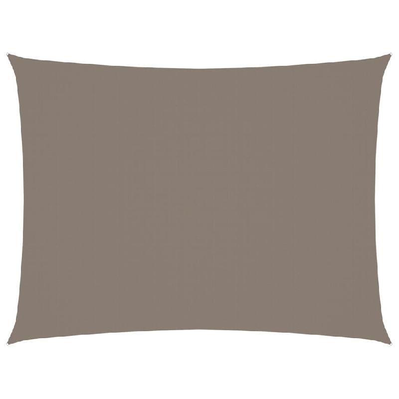 VidaXL Voile de parasol tissu oxford rectangulaire 3x4,5 m taupe Modèle Patio Lambda Prime - marron 135431_0
