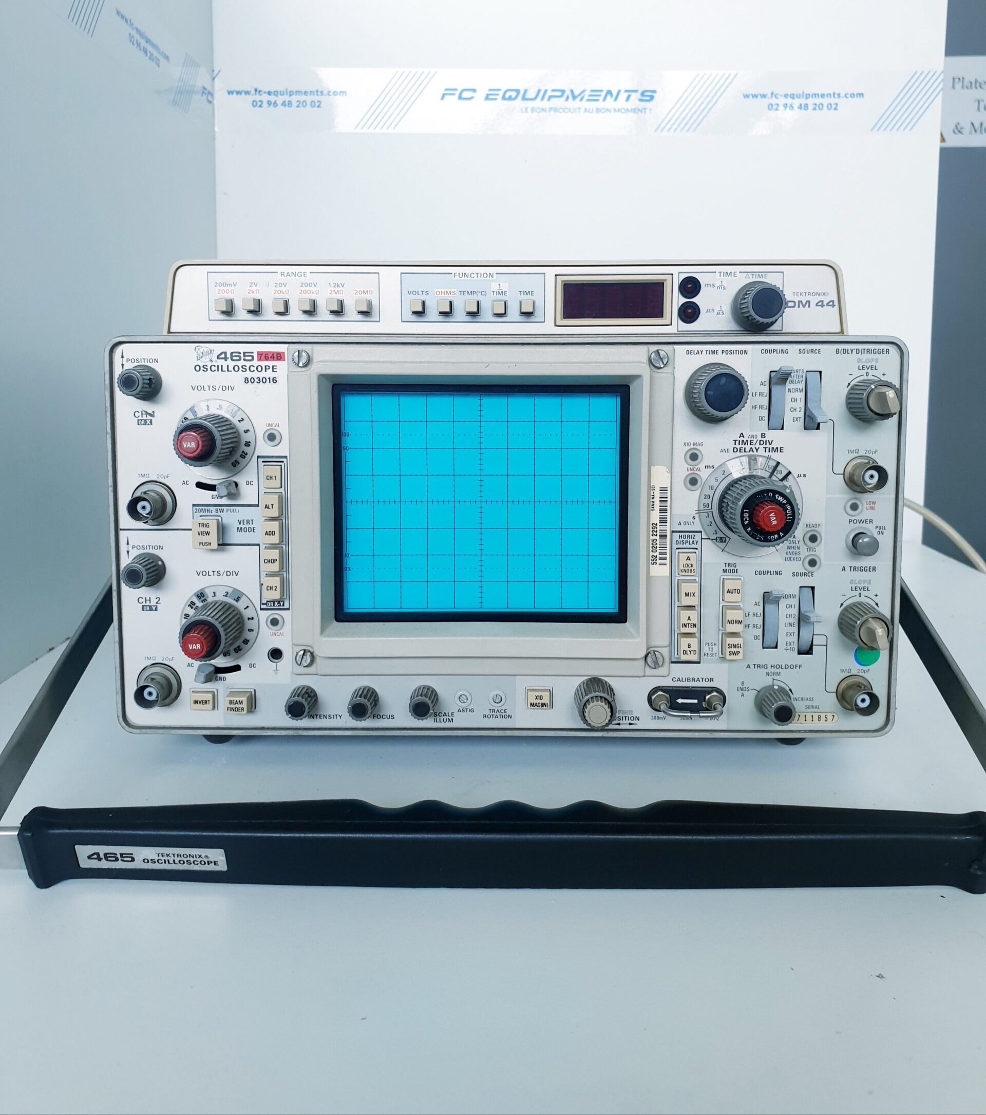 465dm44 - oscilloscope analogique - tektronix - 100 mhz - 2 ch_0