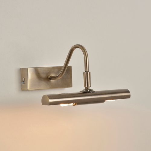 APPLIQUE 2 LUMIÈRES BASE RECTANGULAIRE EN MÉTAL LAITON BROSSÉ - COREP