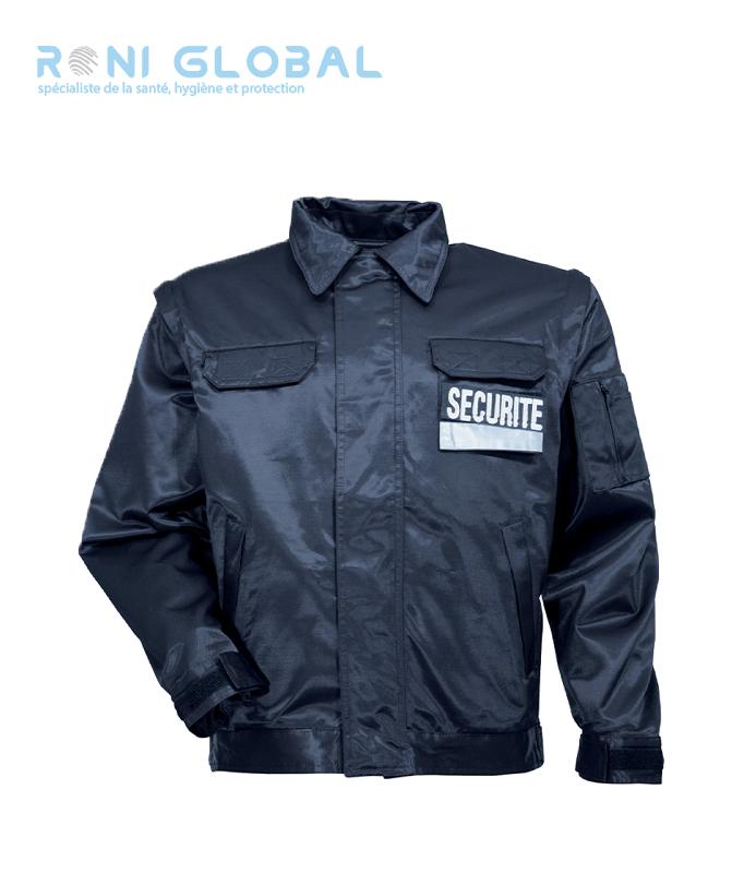 Blouson d'intervention anti-statique en polyester/coton - City Guard - 5 poches extérieures, manches détachables_0