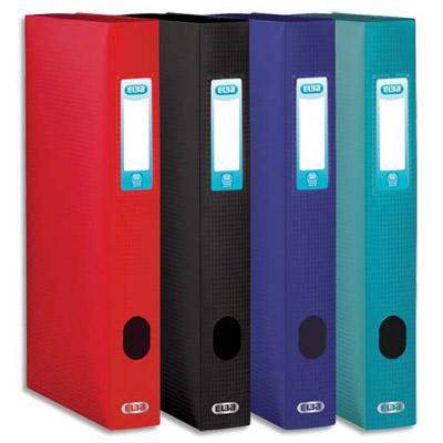 BOÎTE DE CLASSEMENT OXFORD MEMPHIS - 24X32CM - EN POLYPROPYLENE 7/10E - DOS 4CM - COLORIS ASSORTIS - LOT DE 12
