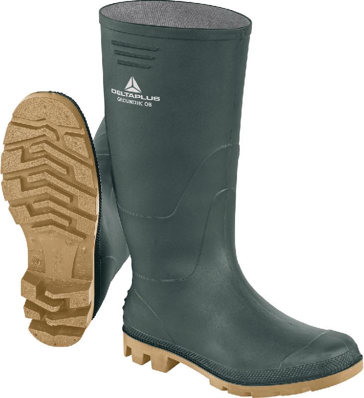 BOTTE PVC GROUNDHC OB VERT 38 - GROHCOBVE38 - MANUTAN COLLECTIVITÉS