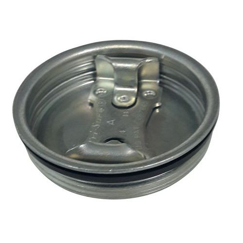 BOUCHON ACIER GALVA G2 JOINT CAOUTCHOUC NOIR