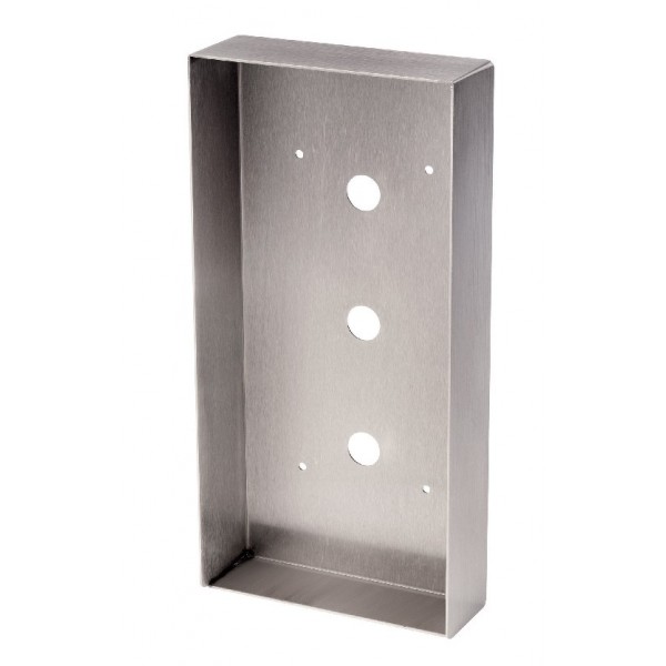 CADRE SAILLIE INOX AVEC VISIÈRE POUR JPDVFL CSJMDVFL - AIPHONE 130306