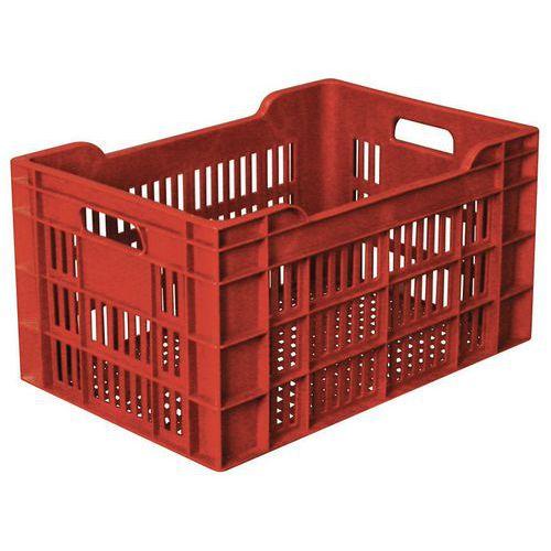 BAC GERBABLE NORME EUROPE AJOURÉ - 45 L - BORDEAUX - GILAC