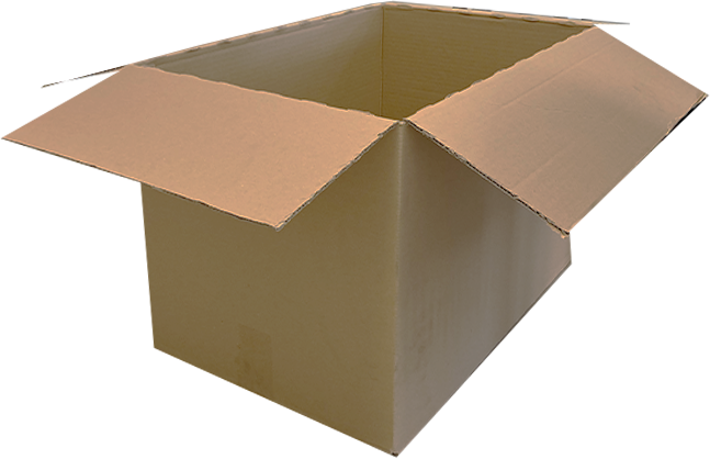 Caisse en carton simple cannelure 60 x 40 x 40 (cm)._0