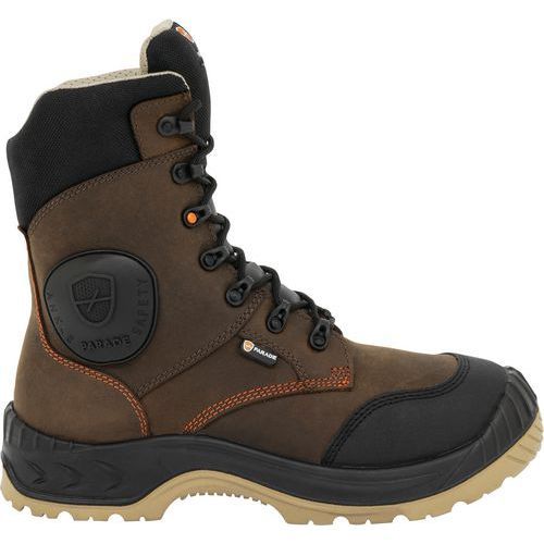 CHAUSSURES DE SÉCURITÉ HAUTES NARENA COGNAC S3 AN PT44 - PARADE
