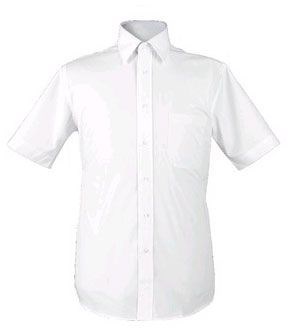 CHEMISE HOMME MANCHES COURTES BLANCHE T.45/46