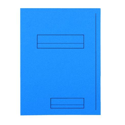 CHEMISE DOSSIER 2 RABATS OXFORD 23 X 31 CM BLEU VIF - PAQUET DE 50