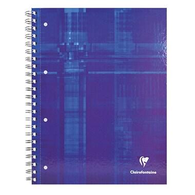 Clairefontaine Lot de 5 Cahier Metric Bind'O Block A4+ 225x297, 160p./80 feuilles perforées 90 g/m² reliure intégrale, quadrillé 5x5 cadré 4 coul_0