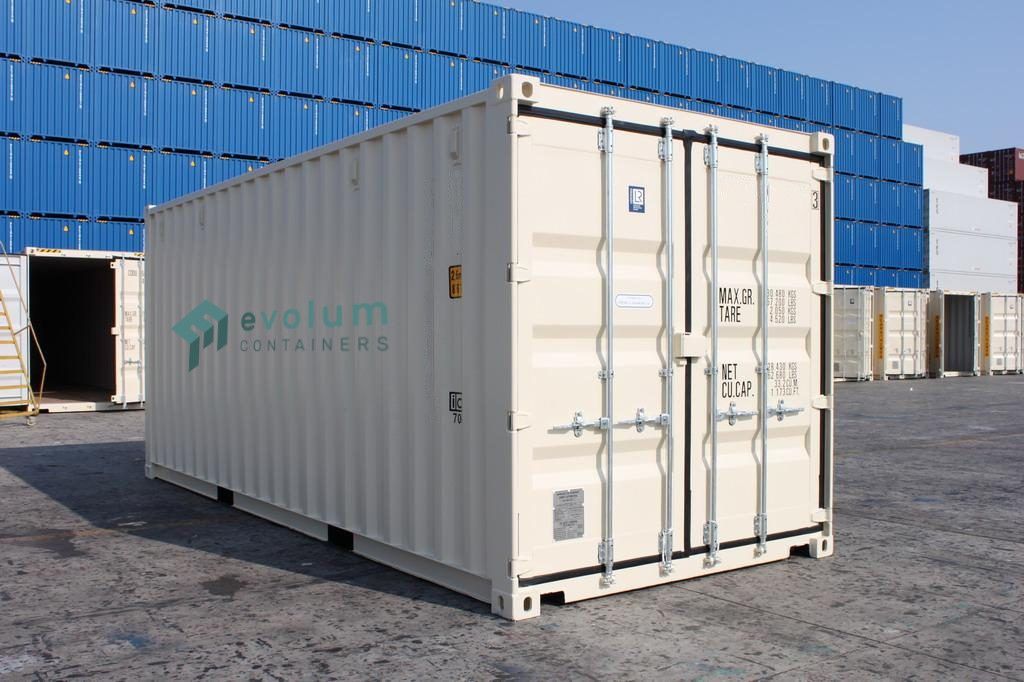 Container de stockage 20 pieds , utilisé pour le stockage de matériel, idéal pour les entreprises de travaux publics, de gros oeuvre ou du BTP_0