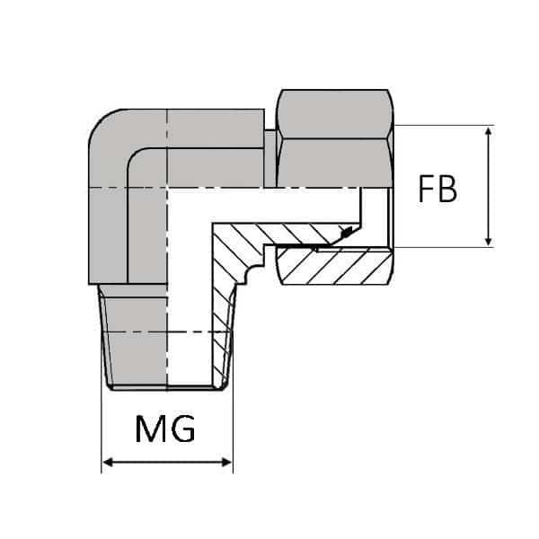 Coude 90° femelle tournant BSP x mâle gaz conique - 1/2' , 20.95 , 1/2' , 18.63_0