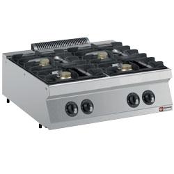 Cuisinière à gaz 4 feux - 4 x 5,5 kW - Modèle G17/4F8T-N_0