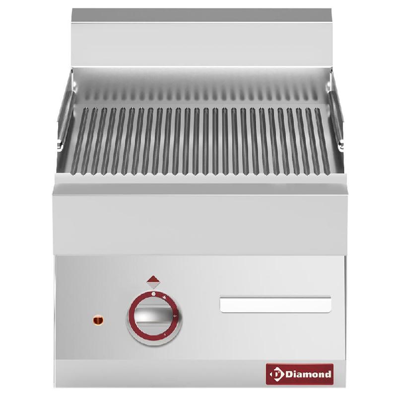 Diamond - Plaque de cuisson électrique rainurée -Top- - réf. E65/PR4T-N - gris inox AKS-E65/PR4T-N_0