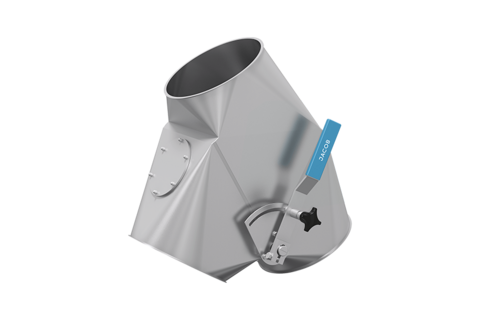 Distributeur 2 voies 60° asymétrique - Commande manuelle - JACOB_0