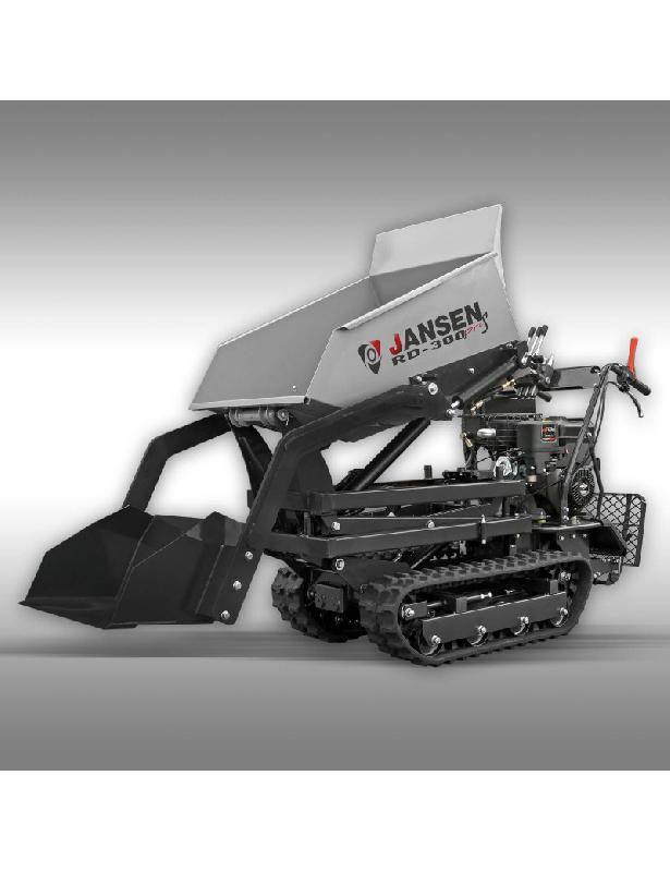 Dumper sur chenilles RD-300proS, hydraulique, avec auto-chargeur & Déchargement en hauteur Jansen_0
