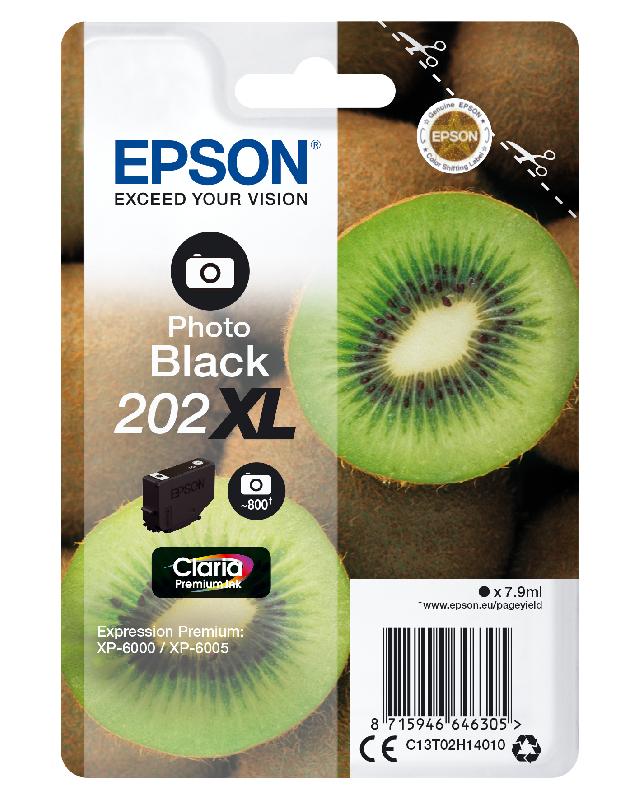 Epson Kiwi Singlepack Photo Black 202XL Claria Premium Ink_0
