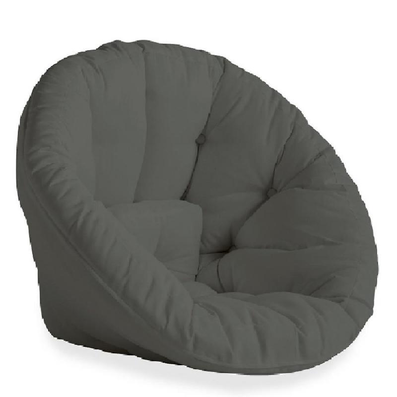 Fauteuil convertible Nido OUT - gris foncé, résistant et pratique pour intérieur et extérieur_0