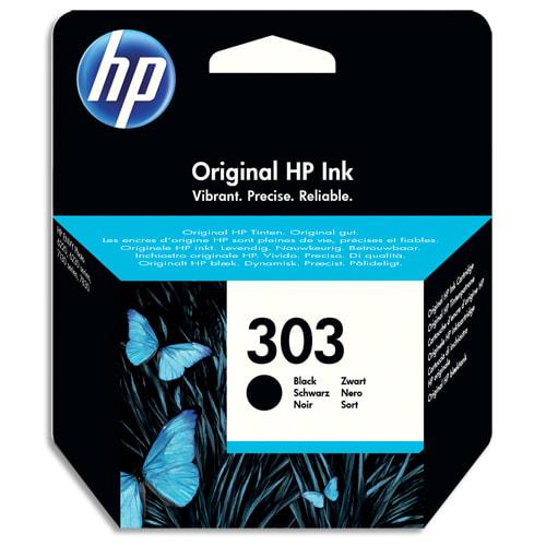 HP 303 - Cartouche d'encre noire authentique (T6N02AE) - Rendement 200 pages - Compatible HP Envy Photo et HP Tango_0