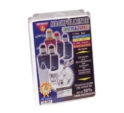 KIT DE RECHARGE D'ENCRE UNIVERSEL 4 COULEURS PHARAO 300 ML