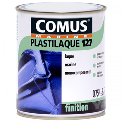LAQUE MARINE HAUT DE GAMME - JAUNE - 2,5 L - PLASTILAQUE 127 COMUS