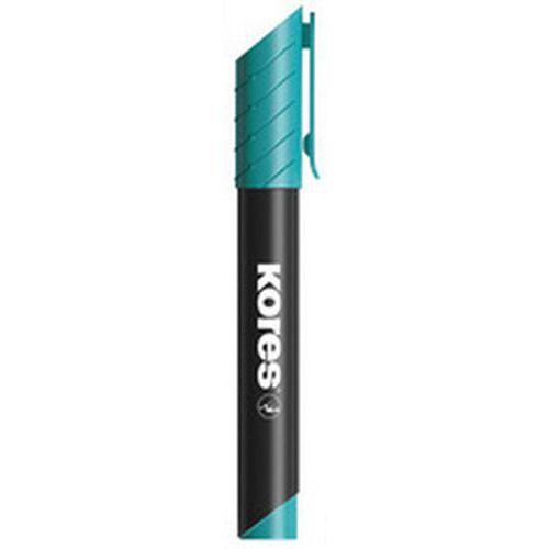 MARQUEUR PERMANENT K MARKER POINTE OGIVE TURQUOISE - KORES