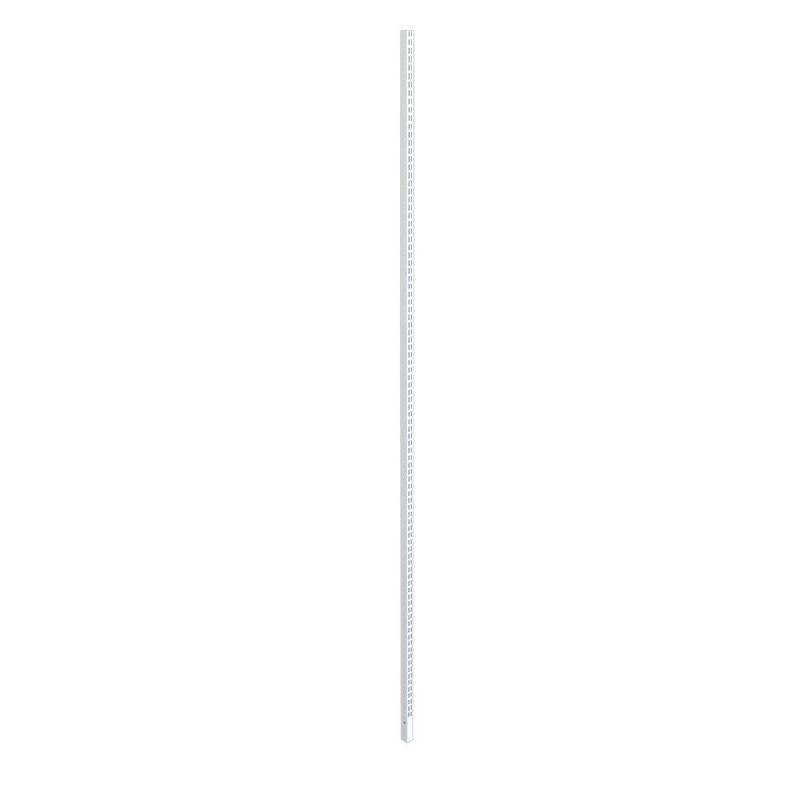 Montant rack simple perfo 2 faces 30x30 H2415 - blanc 9003_0