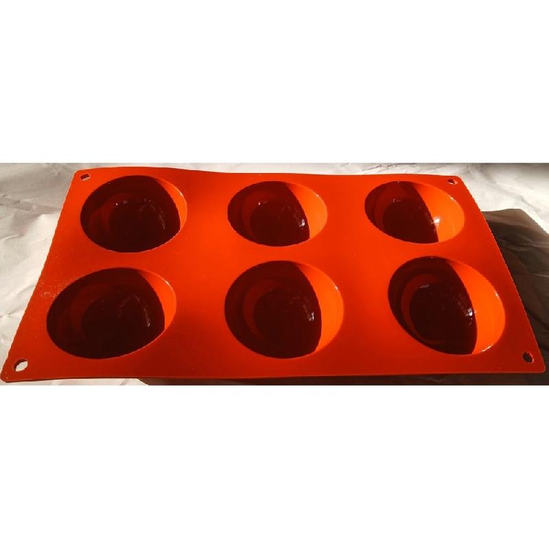 Moule silicone 6 demi sphères Ø7 cm_0