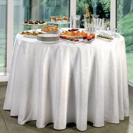 NAPPE ELLA BLANCHE 150 X 150 CM