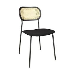 Now's Home - Lot De 2 Chaises En Bois Et Velours Et Pieds En Metal - 3256390249025_0