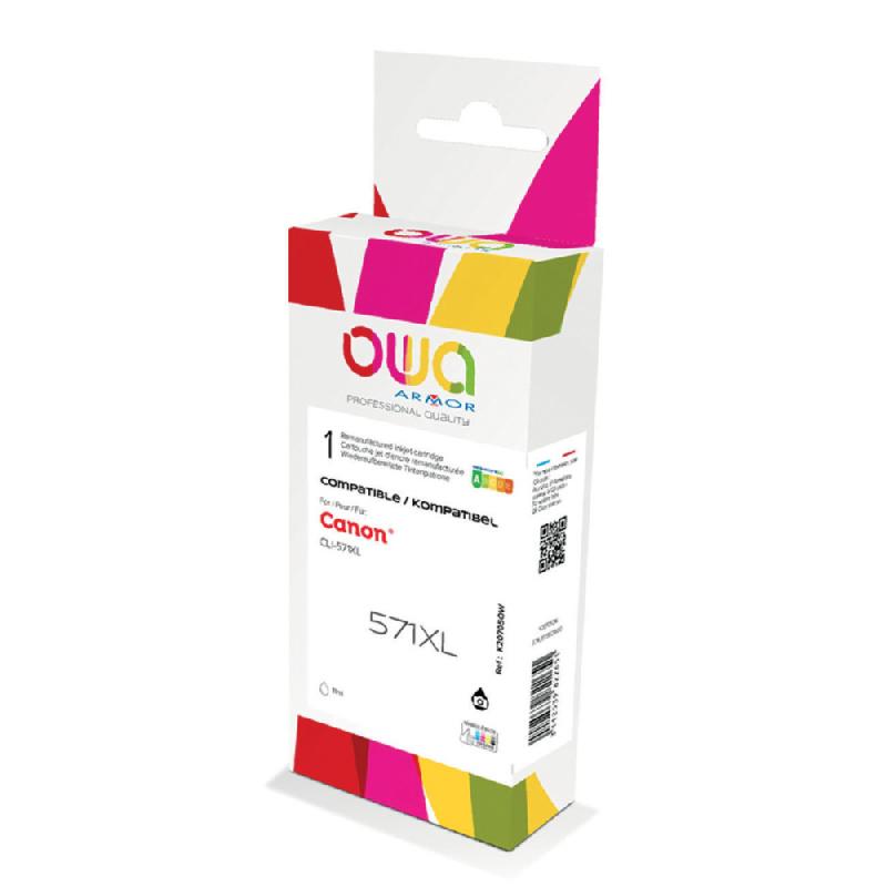 OWA K20705OW Cartouche d'encre remanufacturée compatible CANON CLI-571XL - Noir photo_0