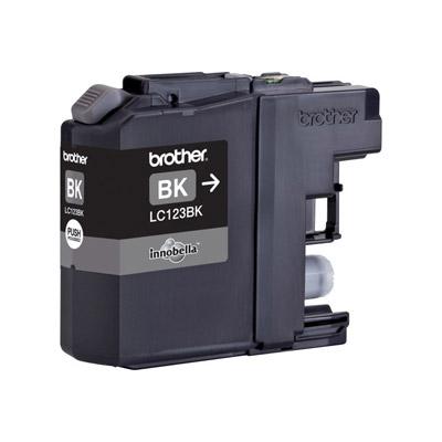 PACK DE 2 CARTOUCHES BROTHER LC123BK - NOIR - 600 PAGES