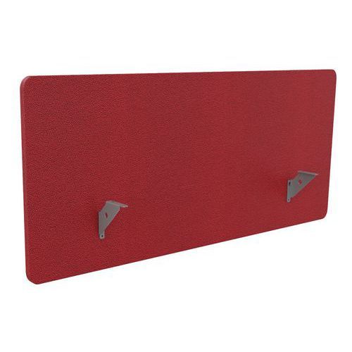 PANNEAU ÉCRAN ACOUSTIQUE 160 X 70 CM ROUGE - BURONOMIC
