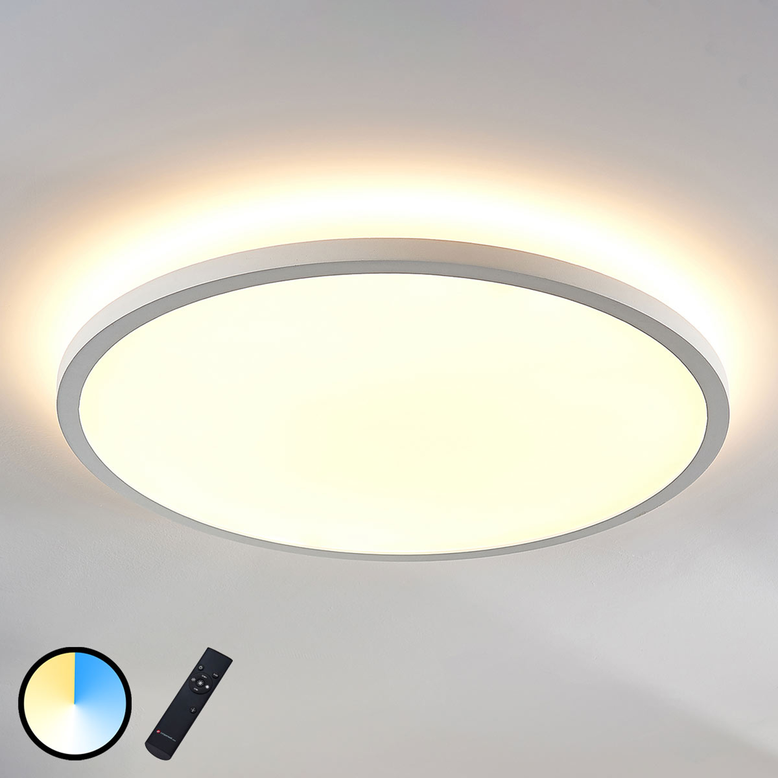 ARCCHIO PLAFONNIER LED BRENDA, Ø 60 CM, CCT, TÉLÉCOMMANDE